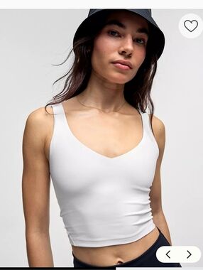 Lululemon Align Tank Top White - Size 12 Cropped